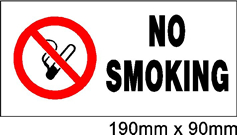 Safety Signs NO Smoking Sign Jack Flash Signs